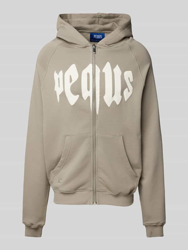 PEQUS Sweatjack met labelprint