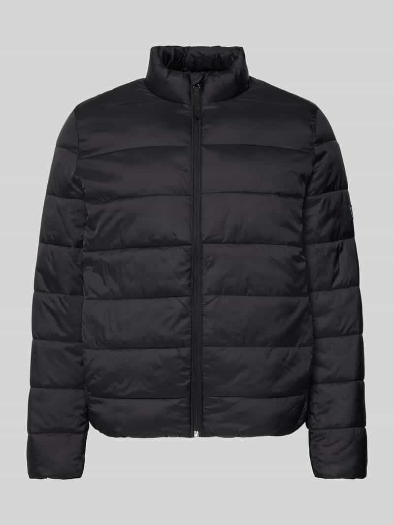 Pepe Jeans Regular fit gewatteerd jack met opstaande kraag