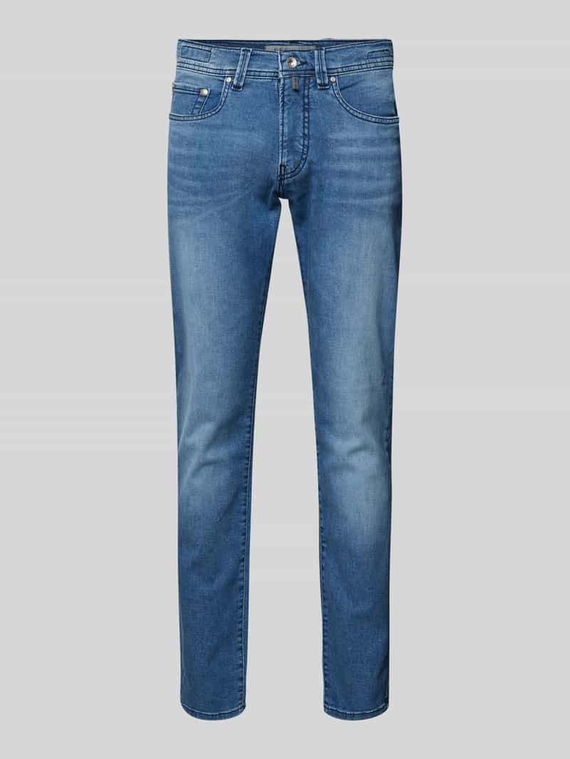 regular fit jeans met 5-pocket-design model 'Lyon'