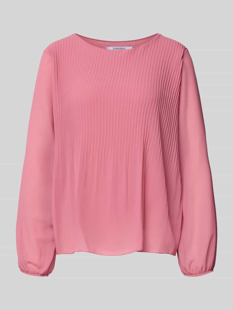 ZABAIONE Regular fit blouse met plissévouwen model 'Ev44a'
