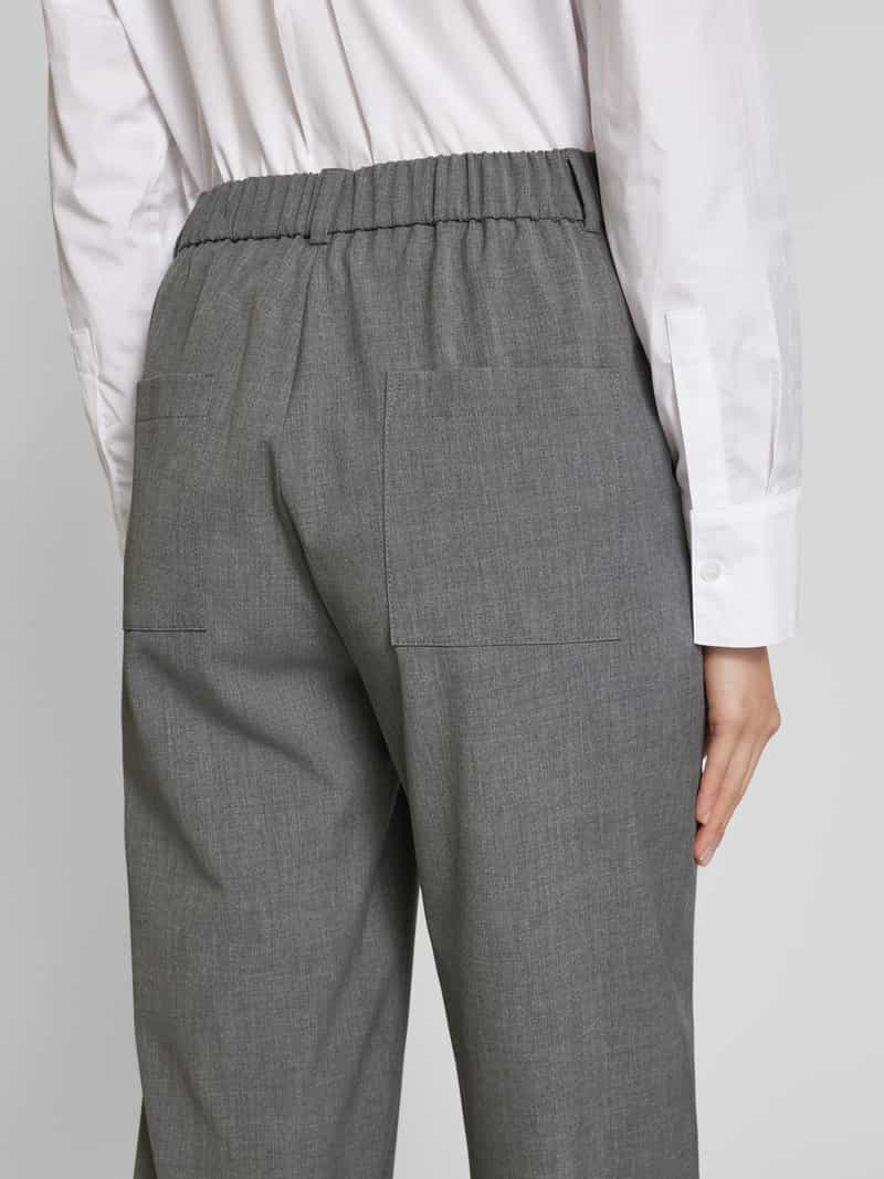 SEDUCTIVE Relaxed fit stoffen broek met verkort model 'SERAPHINA'
