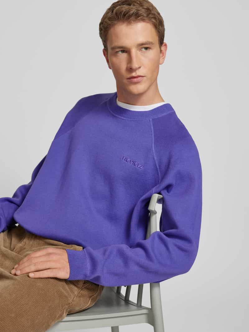 REVIEW Gebreide pullover met ribboorden