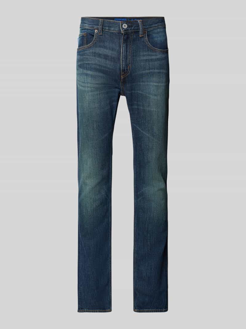 Hugo Blue Regular fit jeans met 5-pocketmodel model 'Ash'