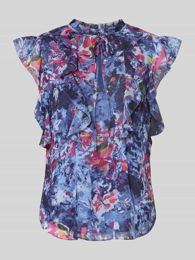 Lauren Ralph Lauren Regular fit blouse met volants model 'PERLETTE'