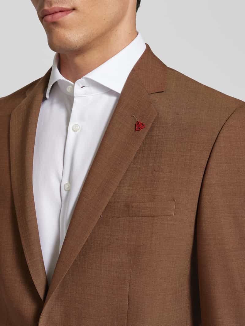 Roy Robson Slim fit pak van scheerwolmix met pin op het revers