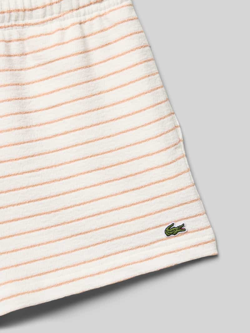 Lacoste Bermuda met labeldetails