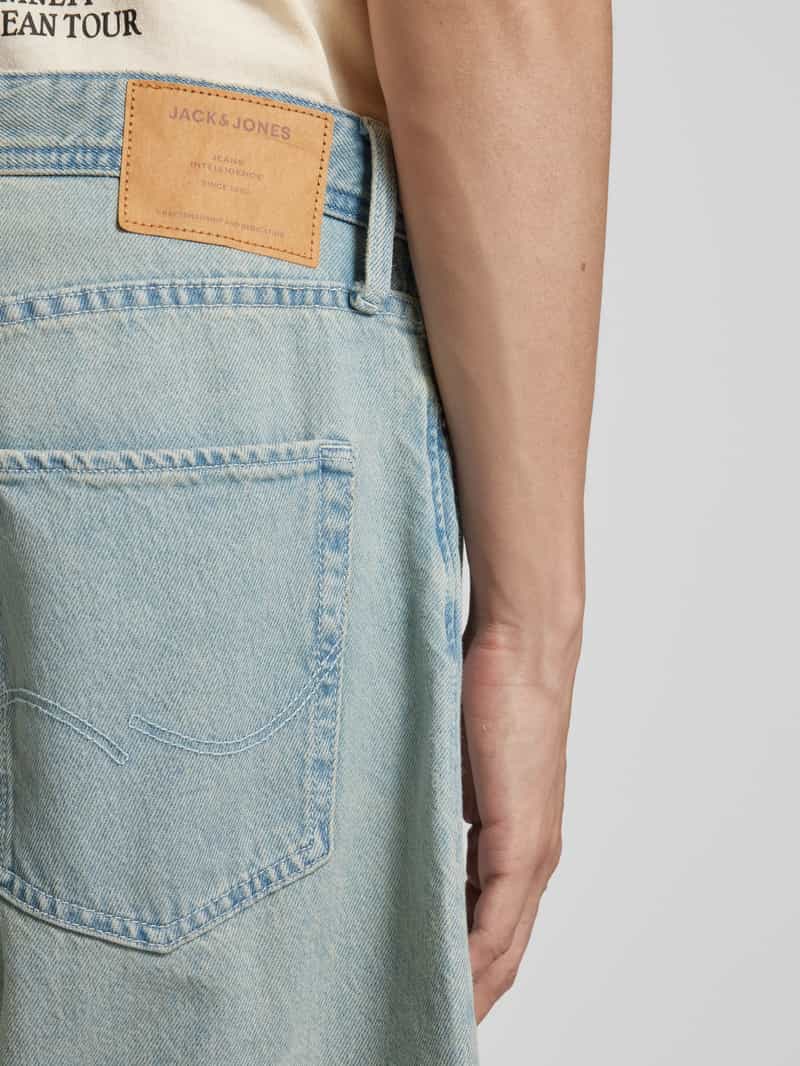 jack & jones Korte baggy fit jeans in 5-pocketmodel model 'JJIALEX'