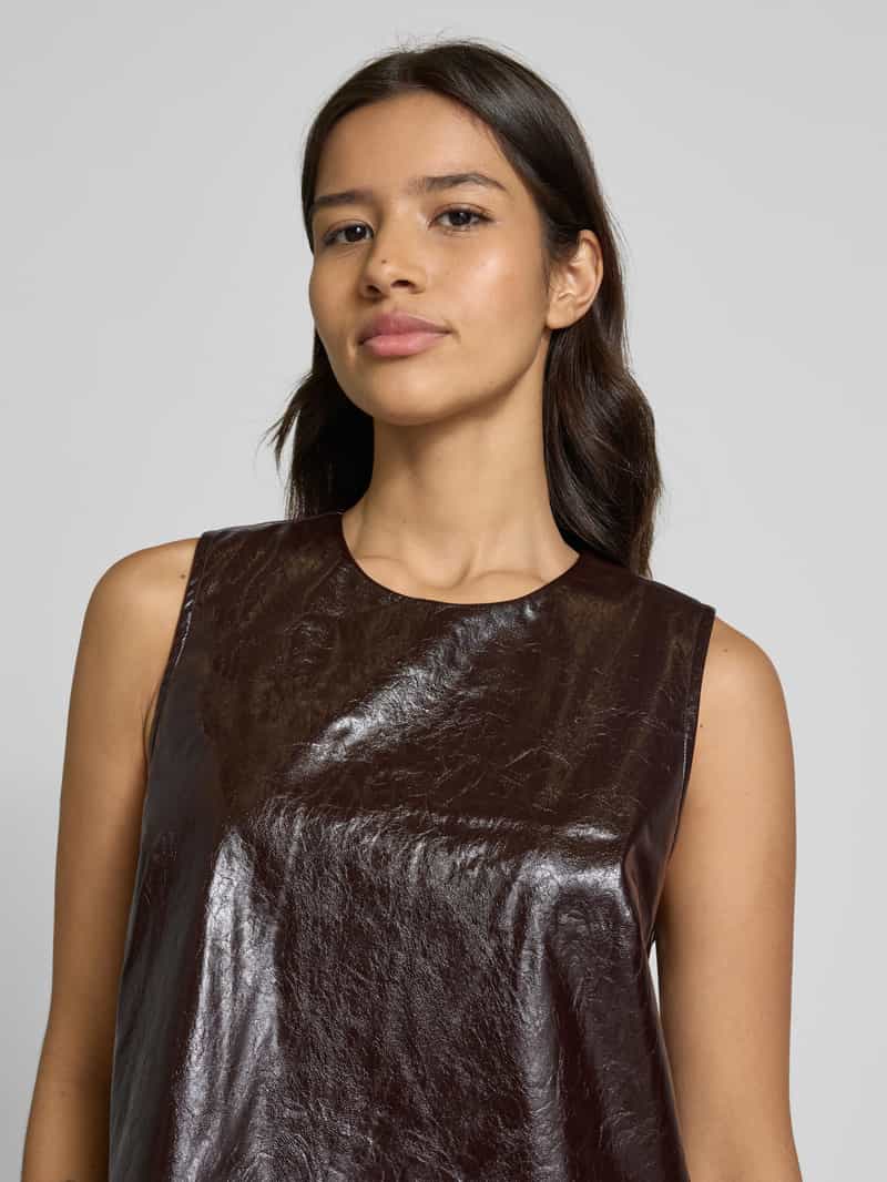 Stefanel Mini-jurk in leerlook