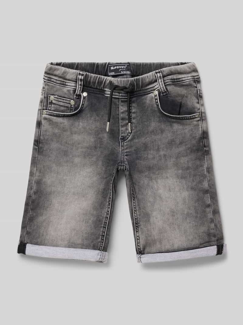 Blue Effect Relaxed fit korte jeans met labelpatch