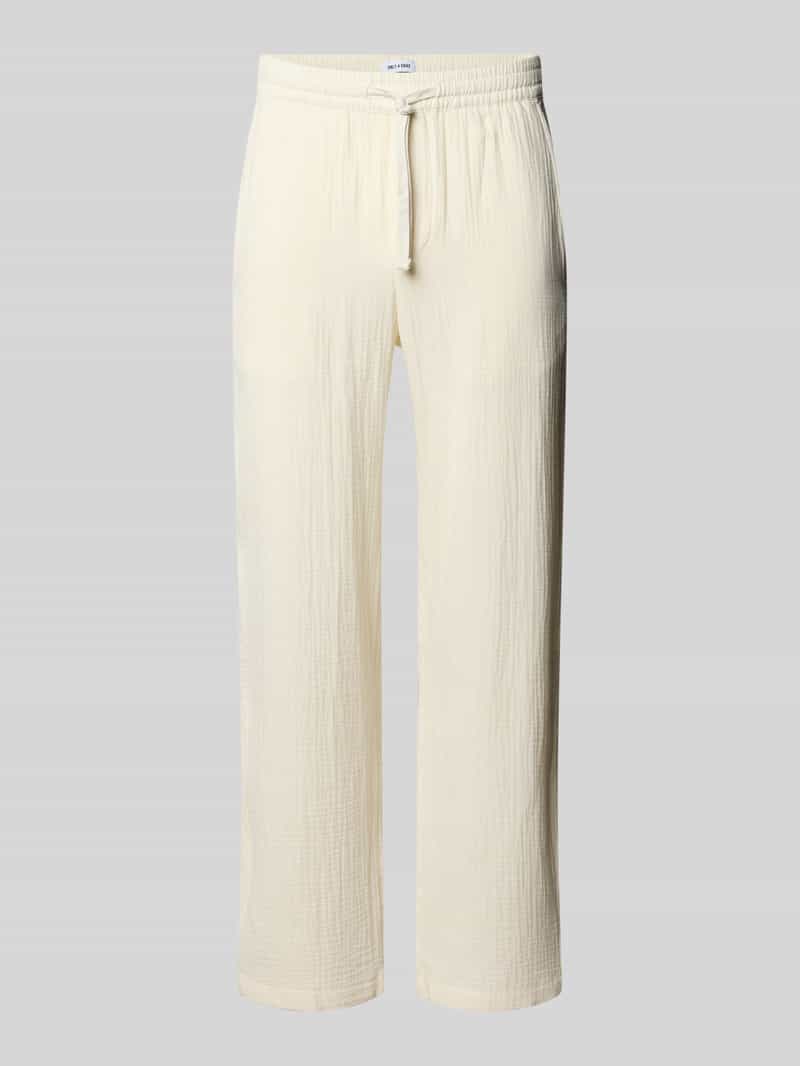 Only & Sons Loose fit broek met elastische band model 'SINUS'