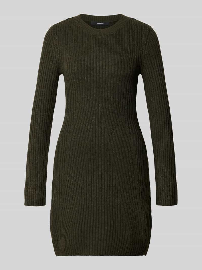 Vero Moda Regular fit tricotjurk met ronde hals model 'JOSANNA'