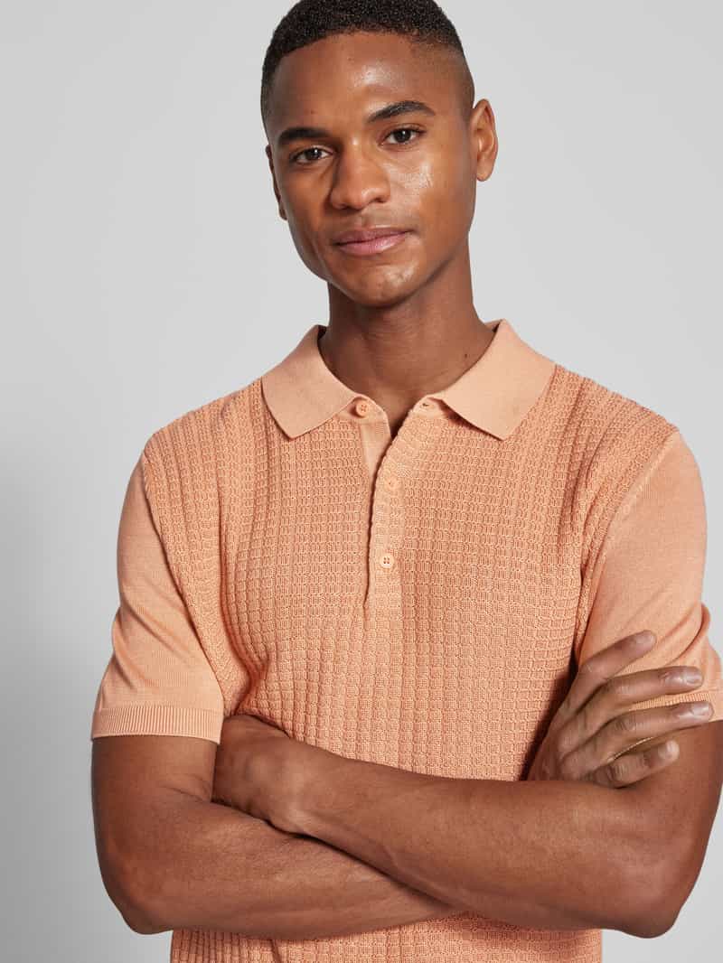 Strellson Poloshirt met korte knoopsluiting model 'Adrian'