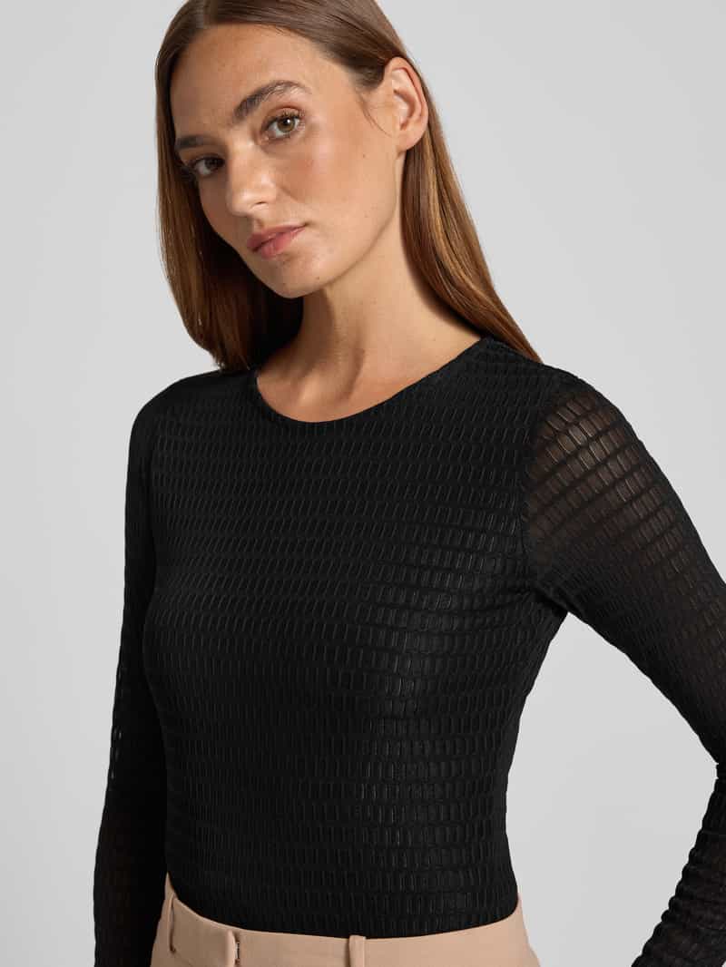 Vila Shirt met lange mouwen en ronde hals model 'LARINE'