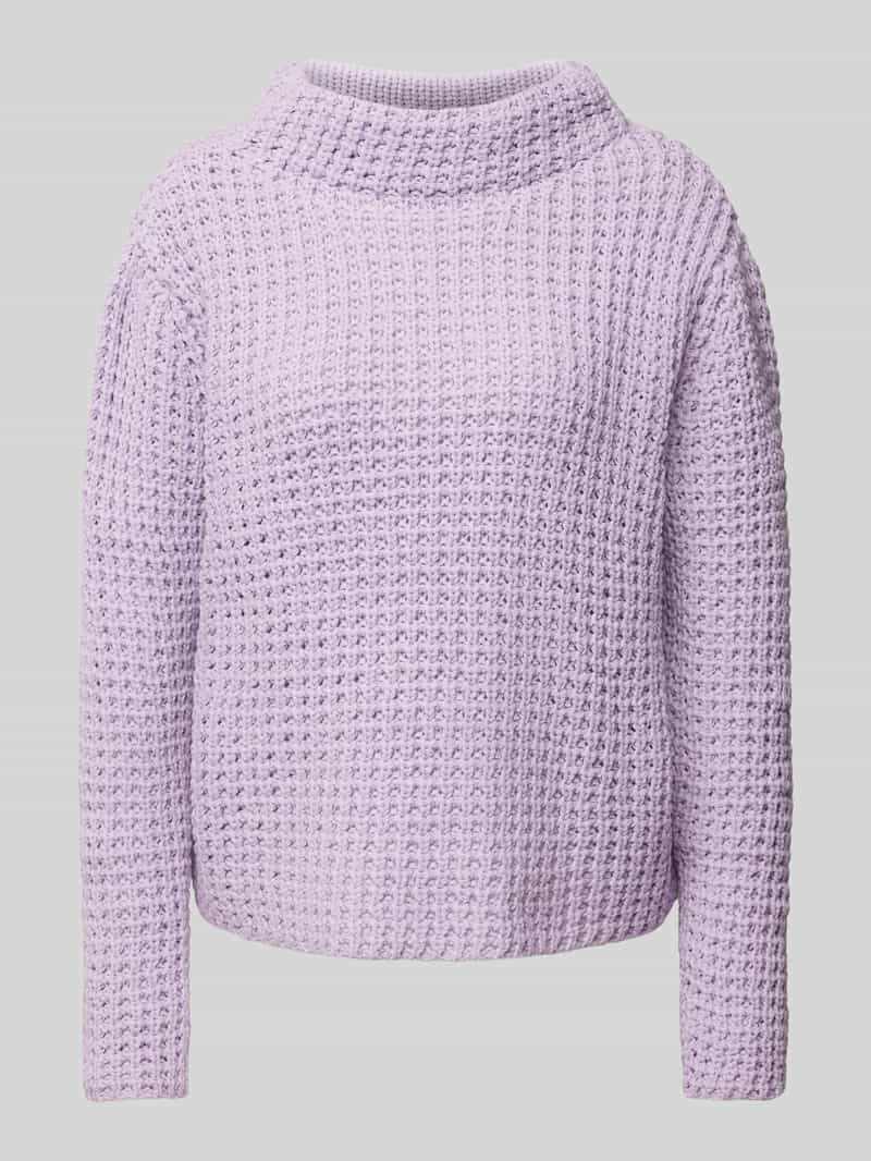 monari Gebreide pullover met opstaande kraag
