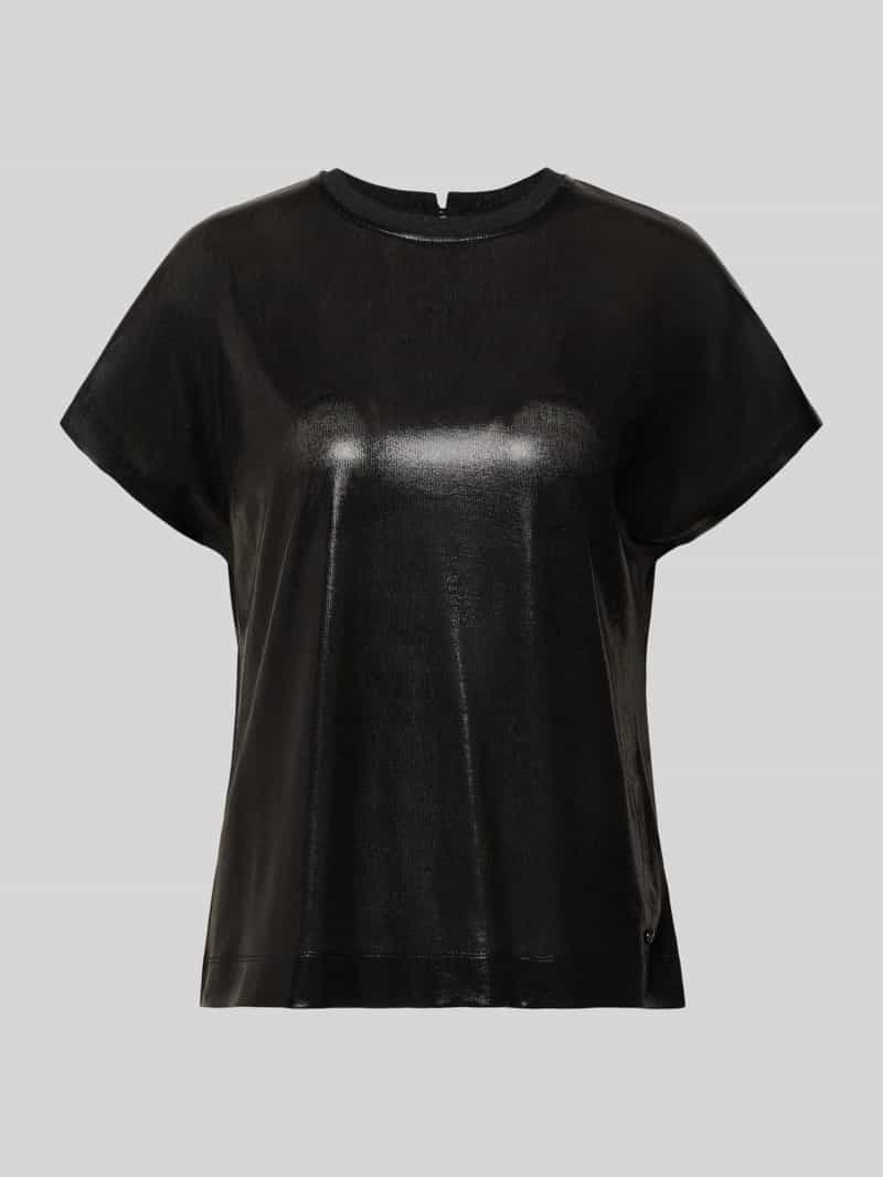 MOS MOSH T-shirt in leerlook model 'Nicola'