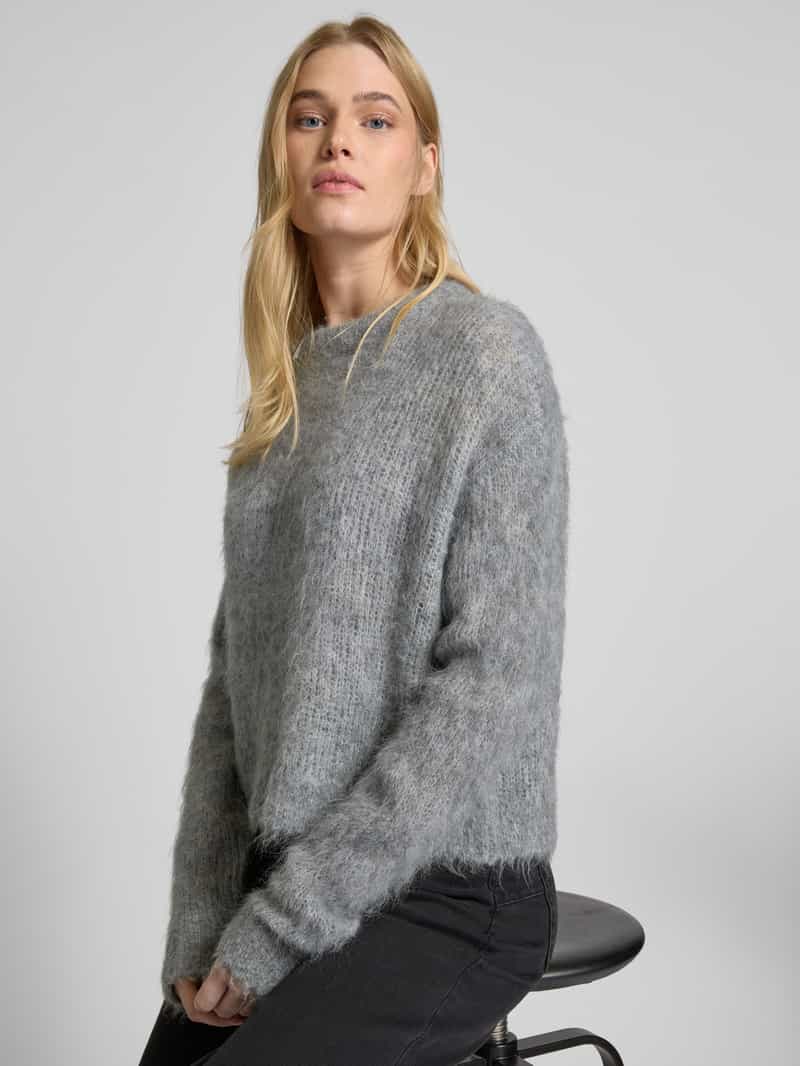 American vintage Gebreide pullover met ribboorden model 'BYMI'