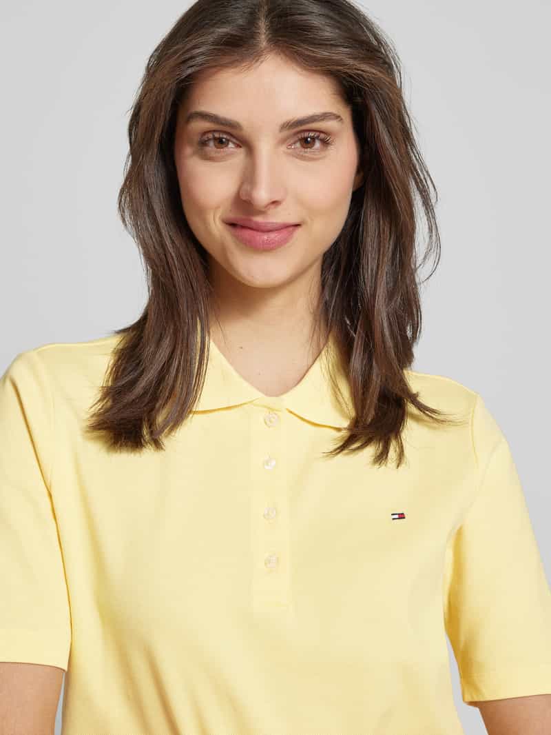Tommy Hilfiger Regular fit poloshirt met logostitching model '1985'