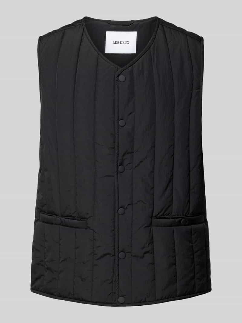 Les Deux Bodywarmer met drukknoopsluiting model 'Martin'