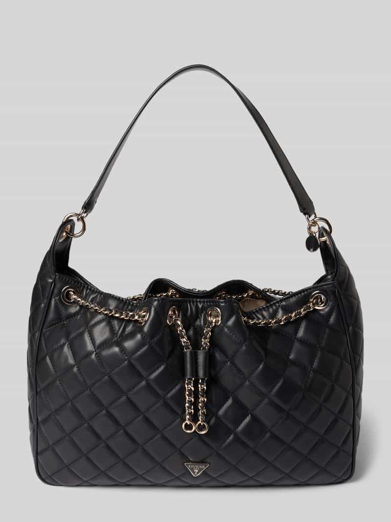 GUESS schoudertas Juliet Hobo Black zwart