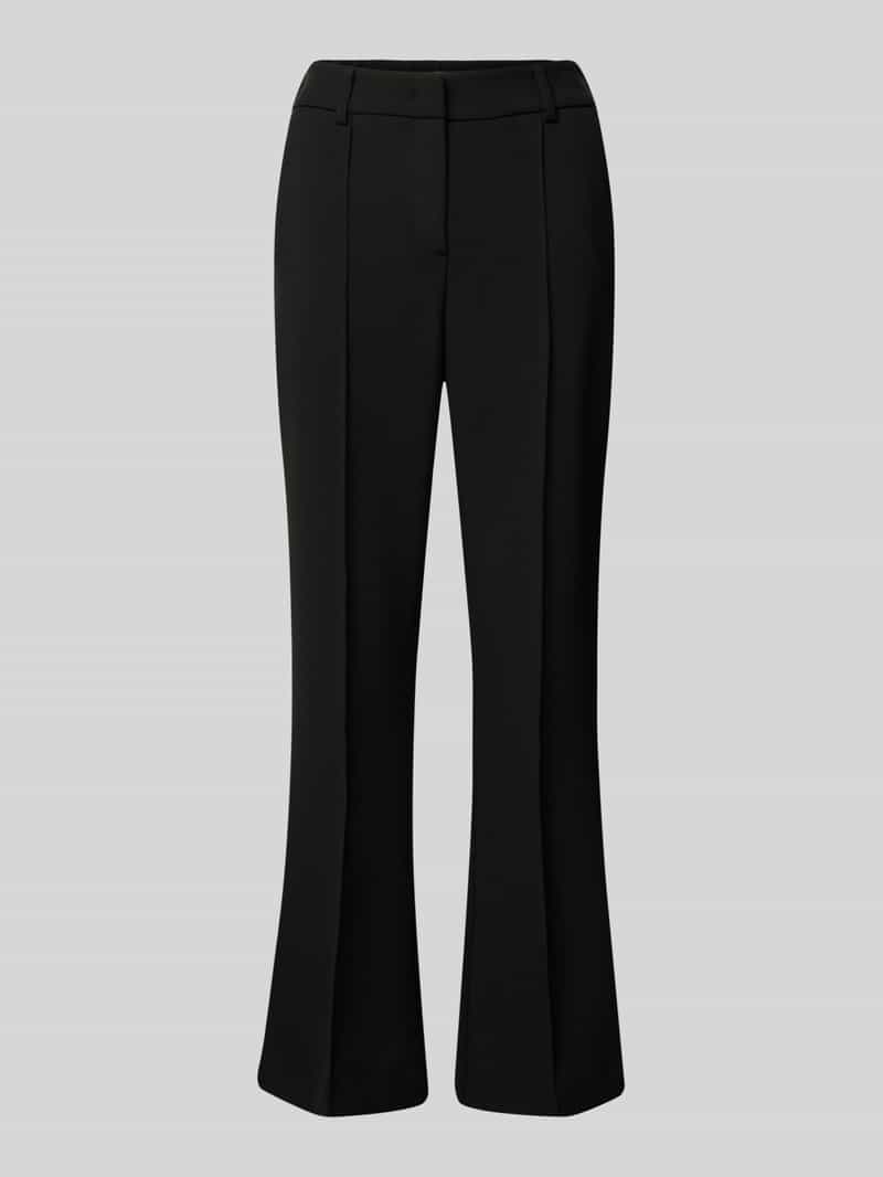 OPUS PANTS Flared stoffen broek met steekzakken model 'Luane'