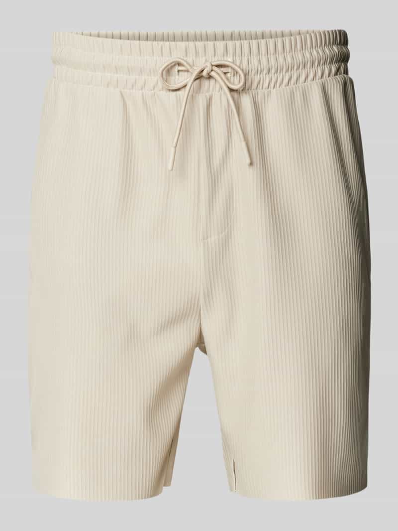 Only & Sons Regular fit korte broek met structuurmotief model 'DRUM LIFE'