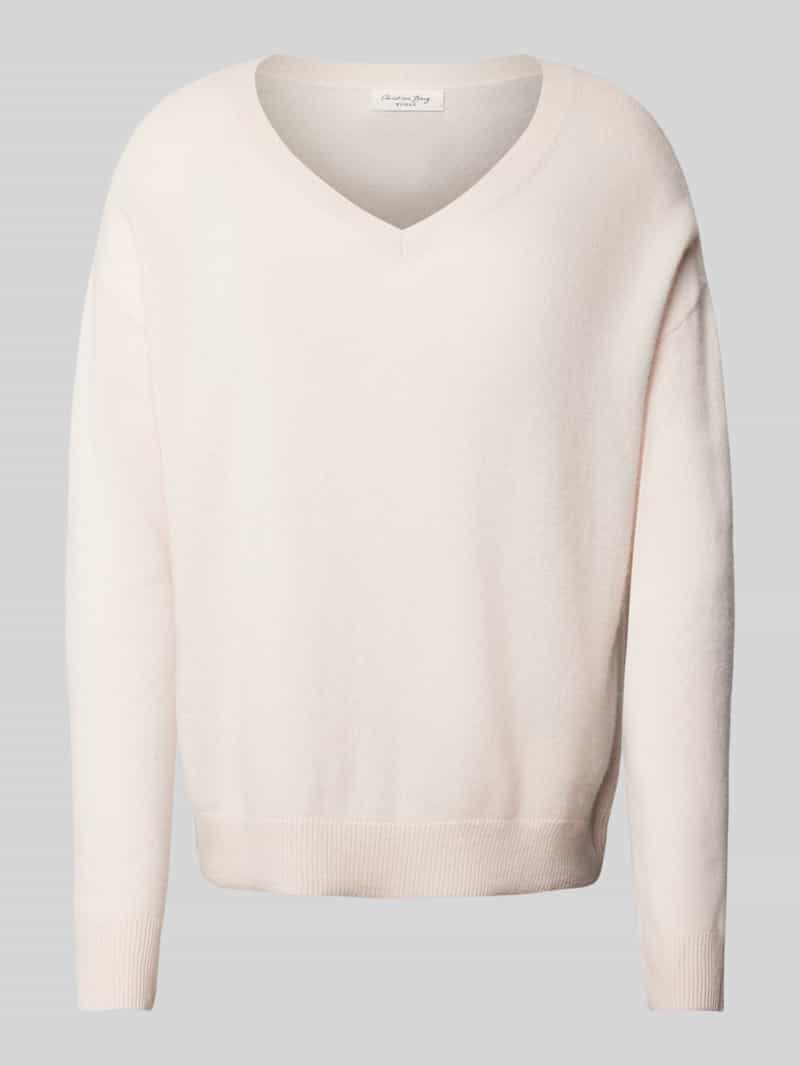 Christian Berg Woman Pullover van kasjmier met V-hals