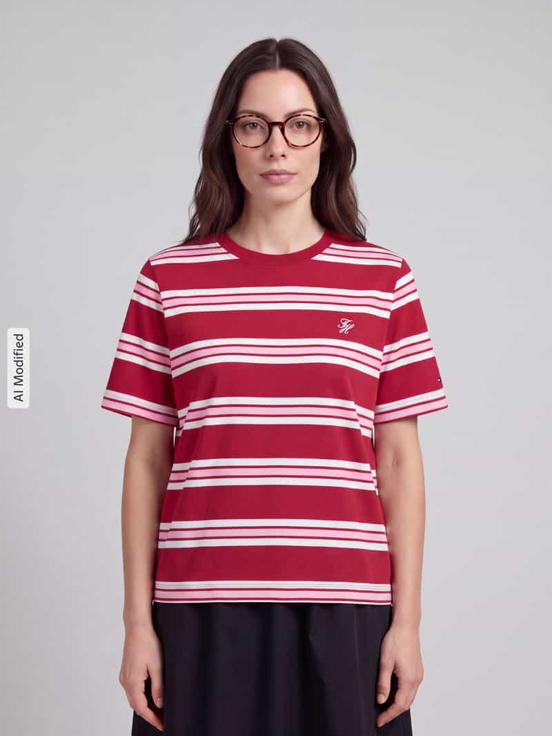 Tommy Hilfiger relaxed fit t-shirt van puur katoen