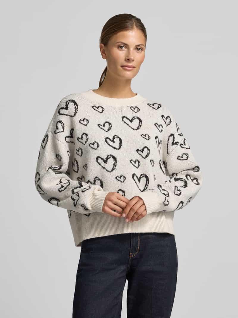 Vero Moda Pullover met ronde hals ecru, foto 3