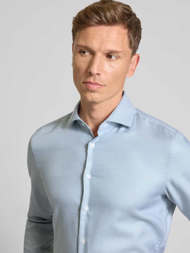 seidensticker Slim fit zakelijk overhemd met kentkraag