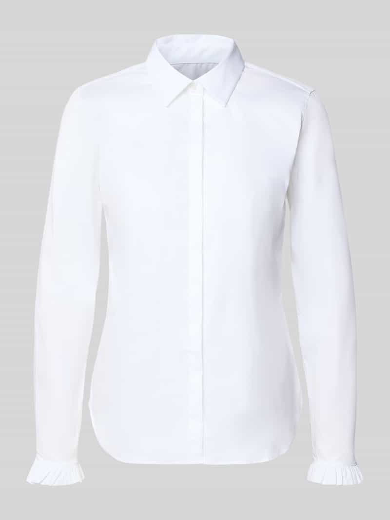 overhemdblouse van katoenmix model 'Mattie'