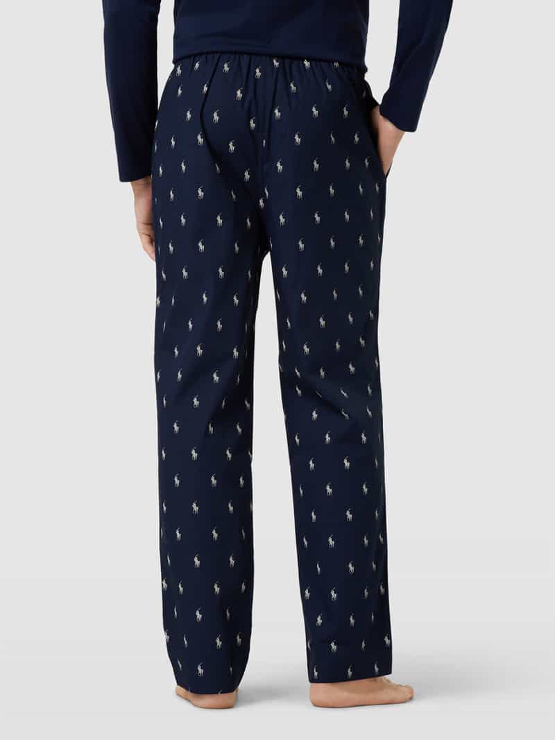 Pyjamabroek met all-over logo, model 'WOVEN' Polo Ralph Lauren Underwear