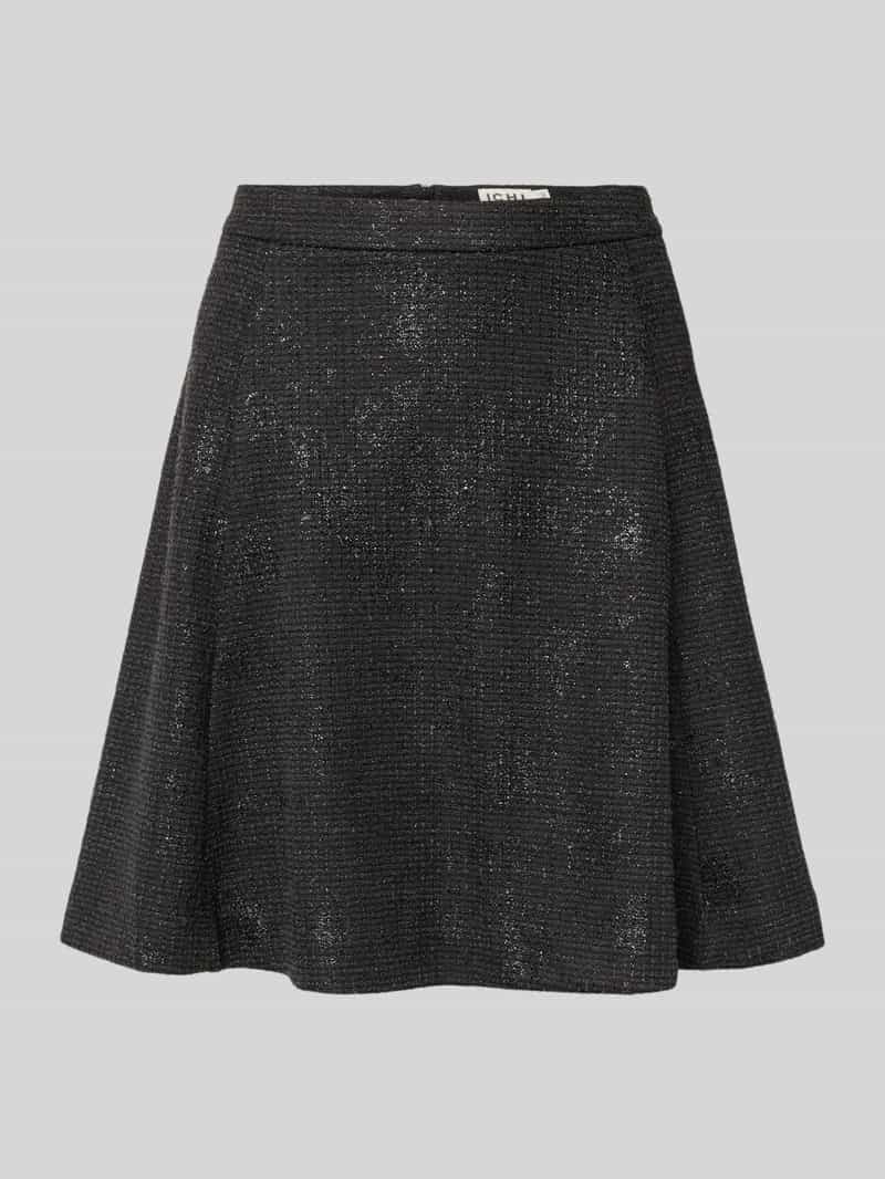 Ichi Regular fit minirok met viscose model 'KATE'