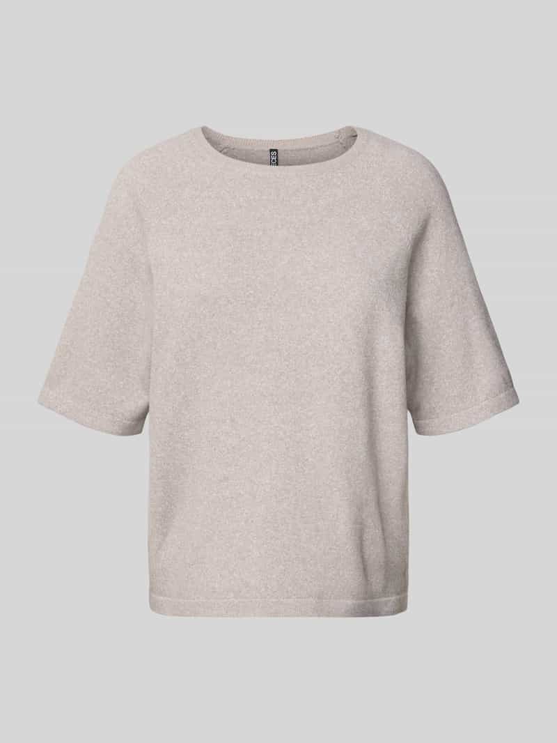 Pieces Regular fit T-shirt met raglanmouwen model 'BREE'