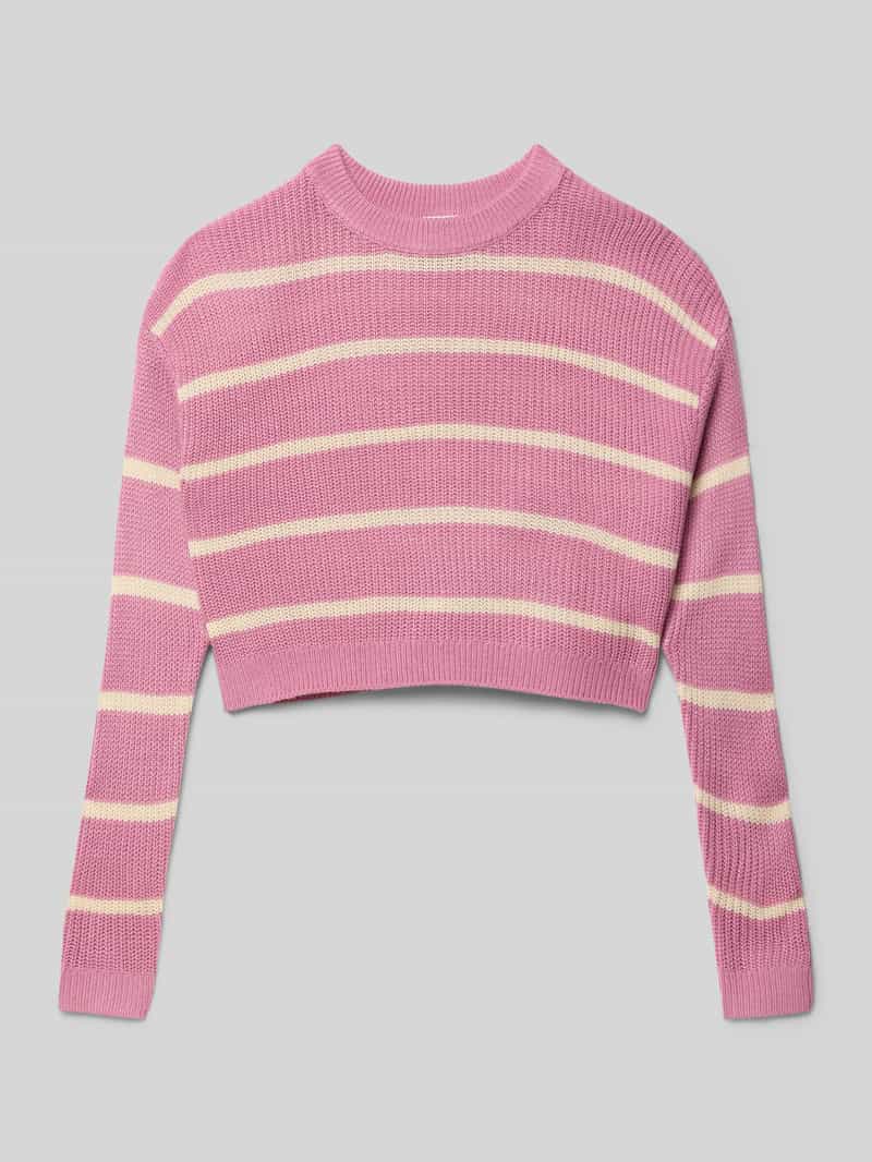 s.Oliver RED LABEL Boxy fit gebreide pullover met streepmotief