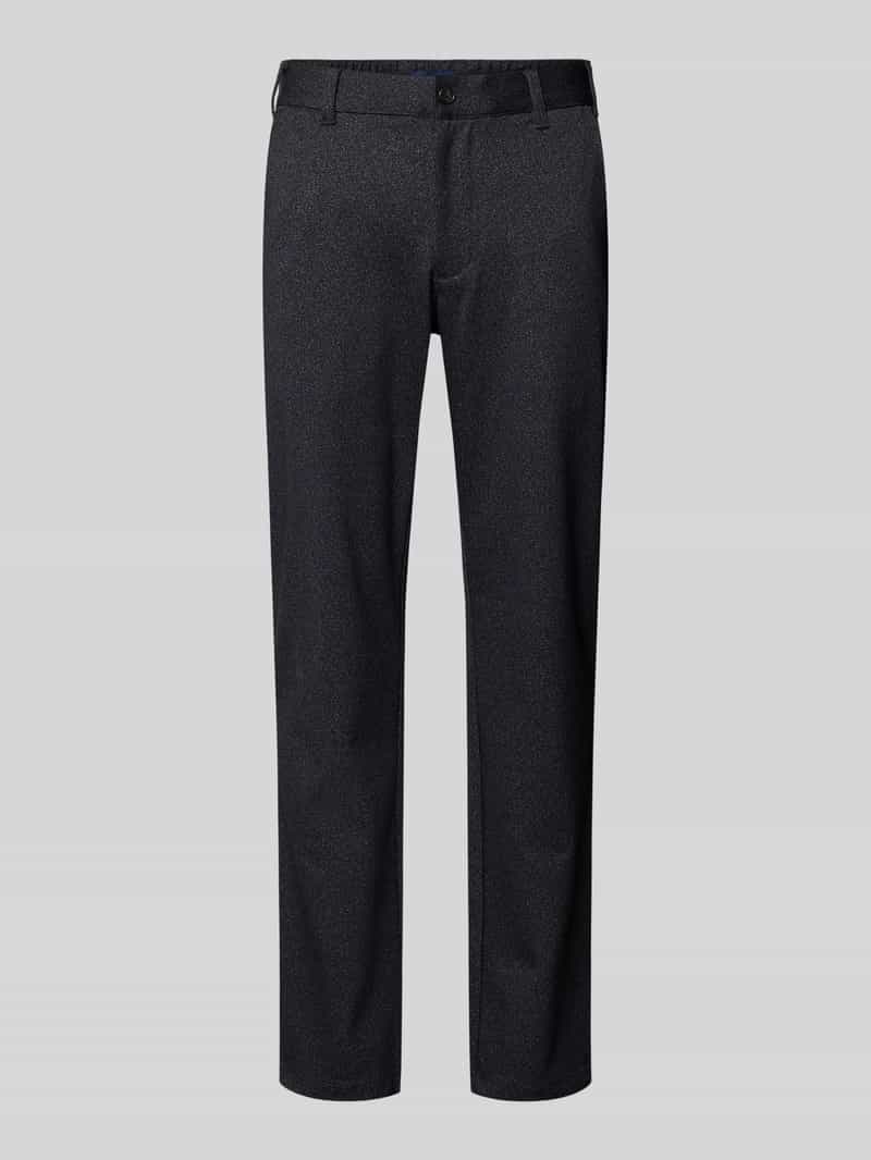 Christian Berg Men Regular fit chino met ceintuurlussen