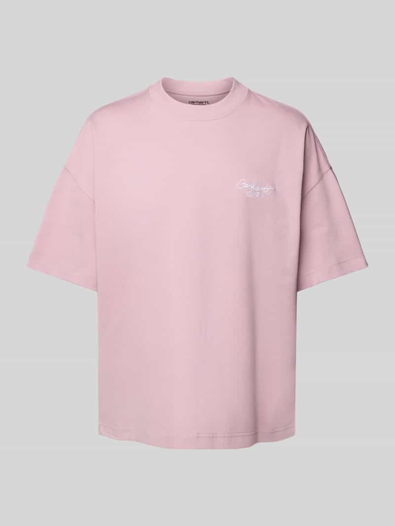 Carhartt WIP Signature Script T-Shirt, Pink