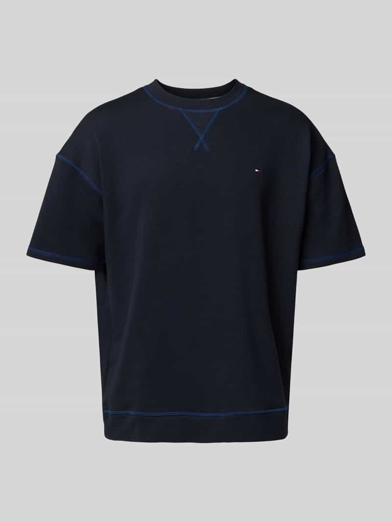 Tommy Hilfiger Underwear T-shirt SS TRACK TOP met geborduurd logo