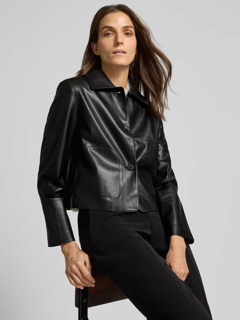 someday Regular fit blazer in leerlook model 'Noebe'