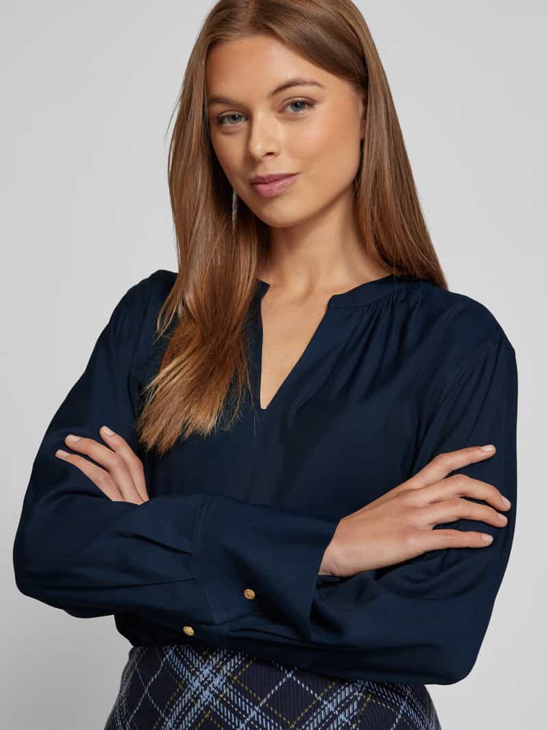Tommy Hilfiger Regular fit blouse met V-hals