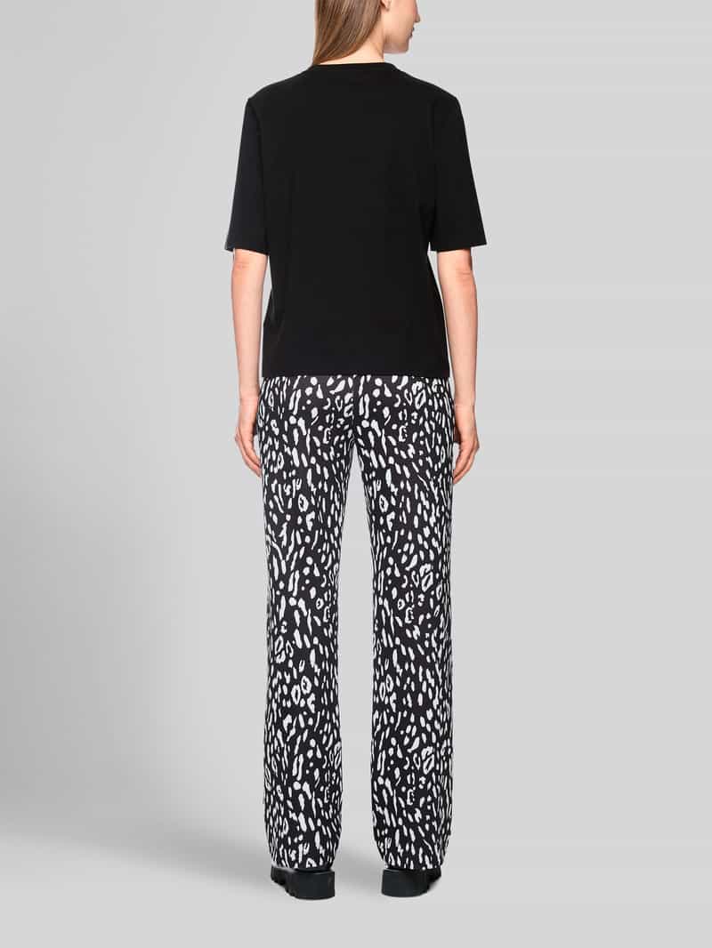 Marc Cain T-shirt met kettinkjesprint met motiefprint