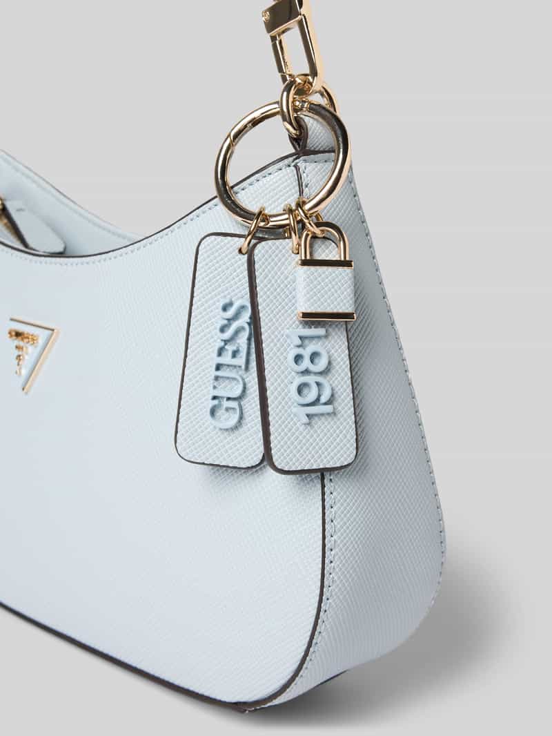 Guess Handtas met labelapplicaties model 'NOELLE II'
