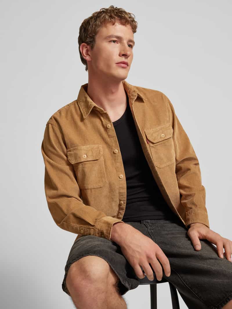 Levi's Relaxed fit corduroy overhemd met borstzakken model 'JACKSON'