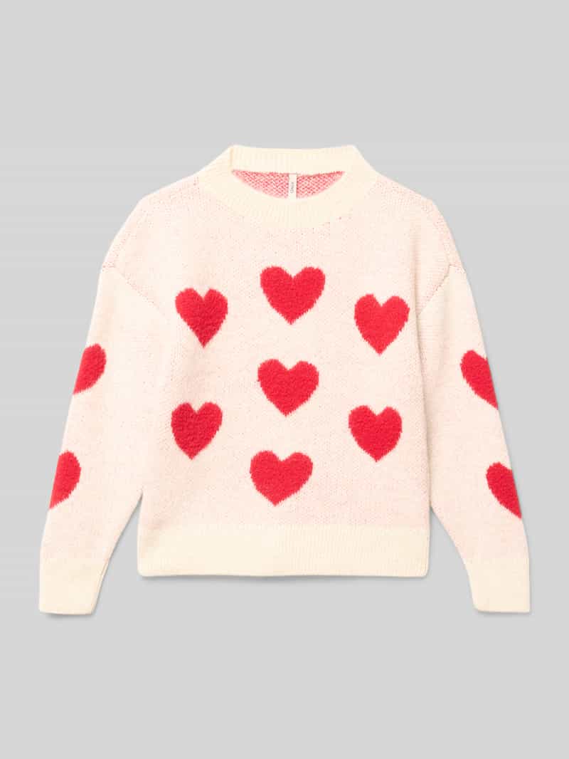 Only Loose fit gebreide pullover met all-over motief model 'NAJA'