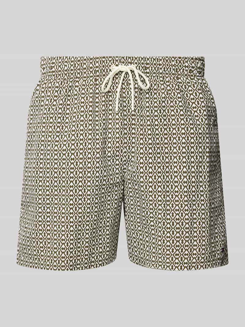 Tommy Hilfiger Regular fit zwembroek met tunnelkoord