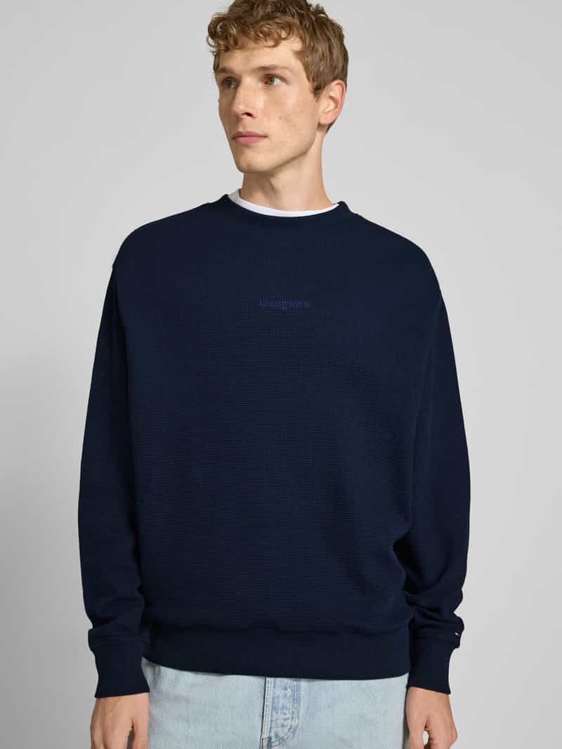 Tommy Jeans Regular fit sweatshirt van puur katoen