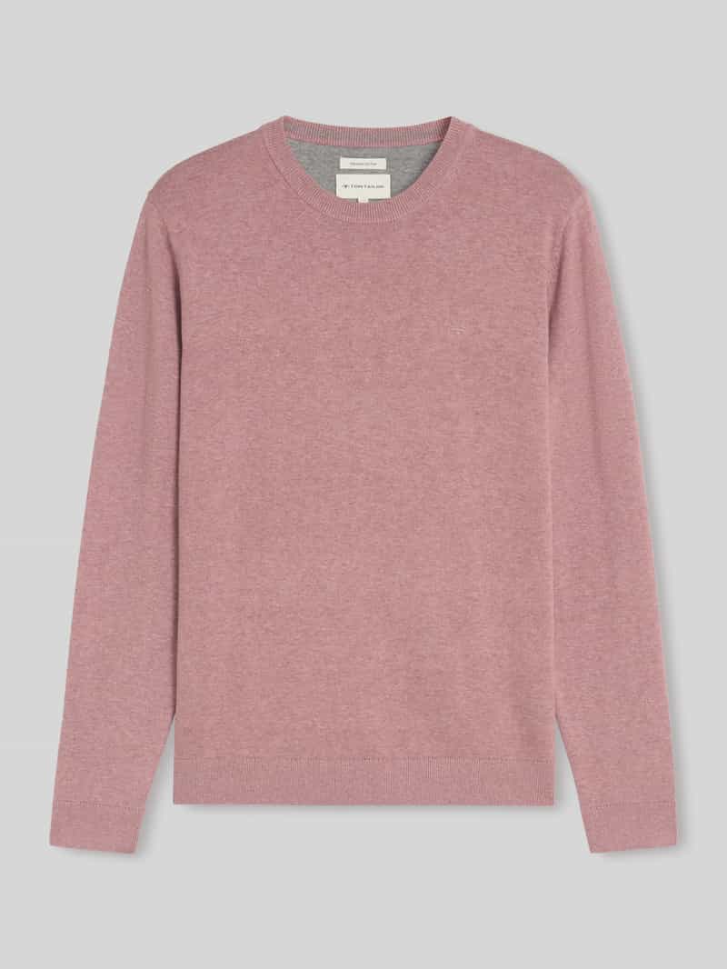 Tom Tailor Regular fit pullover van puur katoen