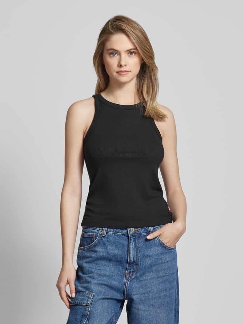 Tanktop met fijnrib, model 'DREAMY TANK CAVIAR' Levi's®