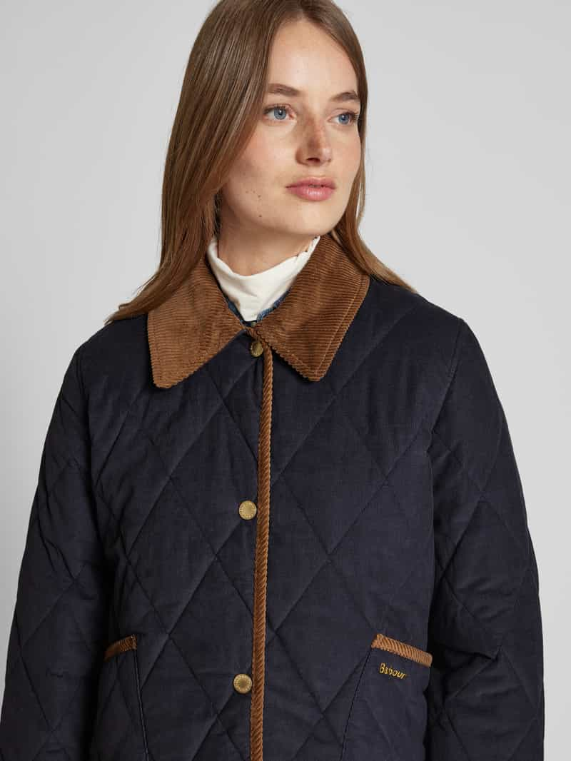 Barbour Jack met drukknoopsluiting model 'Emilia'