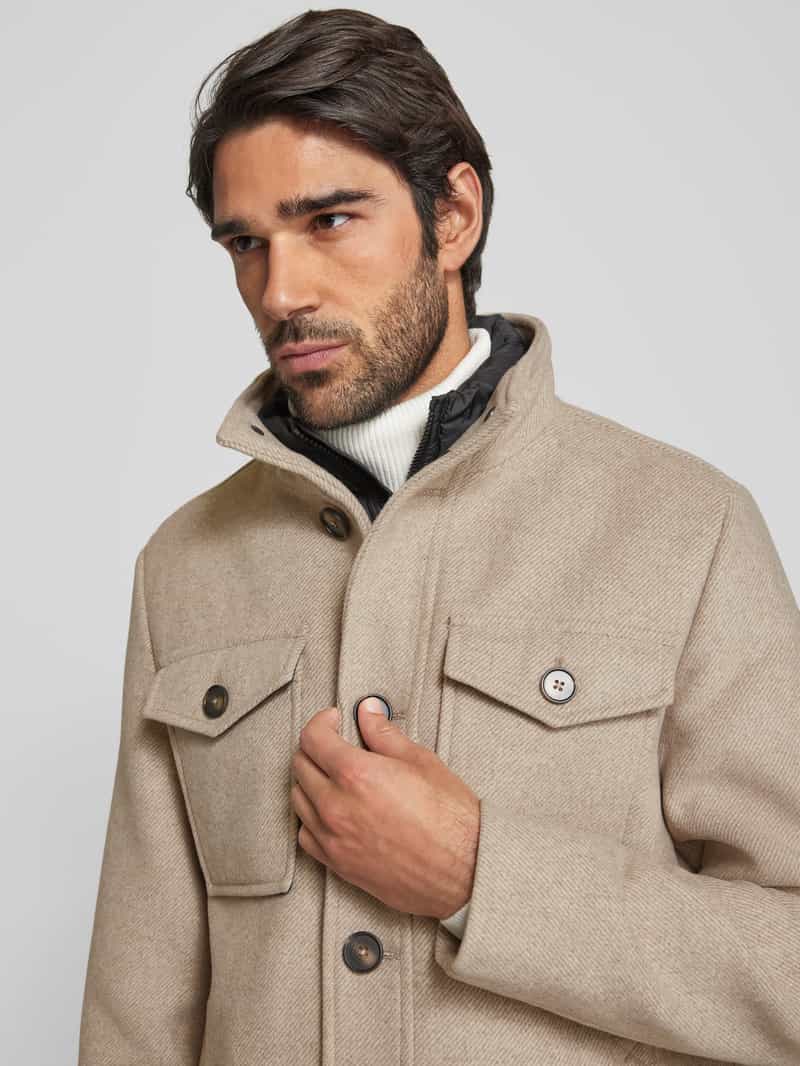 Tom Tailor Regular fit jack met wol