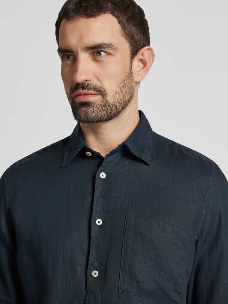 Marc O'Polo Regular fit vrijetijdsoverhemd van puur linnen